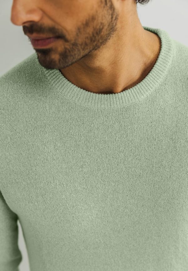 STATE OF ART KNITWEAR, PULLOVER CREW NECK PLAIN - Afbeelding 5