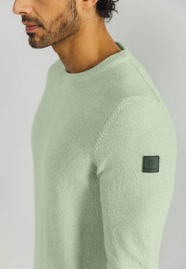 STATE OF ART KNITWEAR, PULLOVER CREW NECK PLAIN - Afbeelding 4
