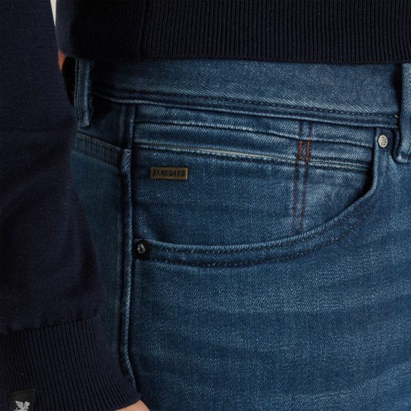VANGUARD JEANS, V7 RIDER WHALE BLUE WASH - Afbeelding 5