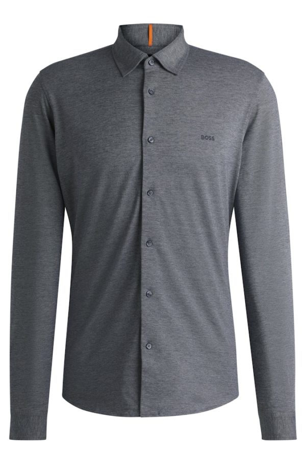 HUGO BOSS ORANGE SHIRT, MYSOFT