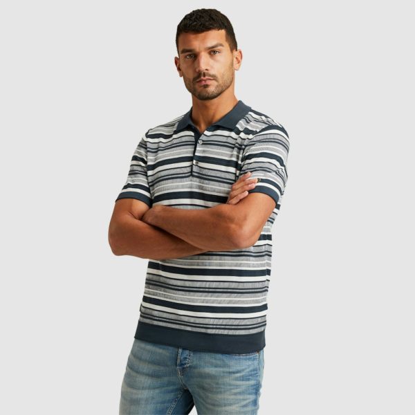 CAST IRON POLO, SHORT SLEEVE COTTON MODAL - Afbeelding 2