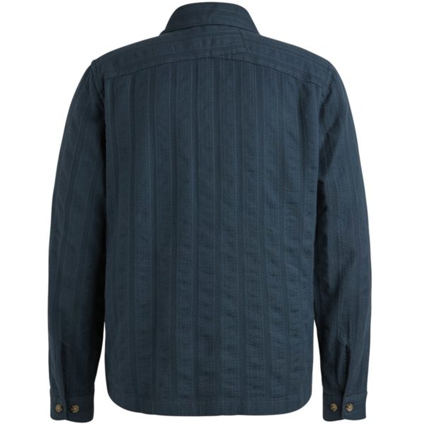 CAST IRON OVERSHIRT, STRUCTURE STRIPE SHIRT JACKET - Afbeelding 10