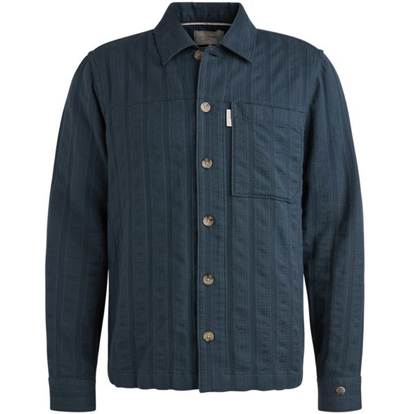 CAST IRON OVERSHIRT, STRUCTURE STRIPE SHIRT JACKET - Afbeelding 9