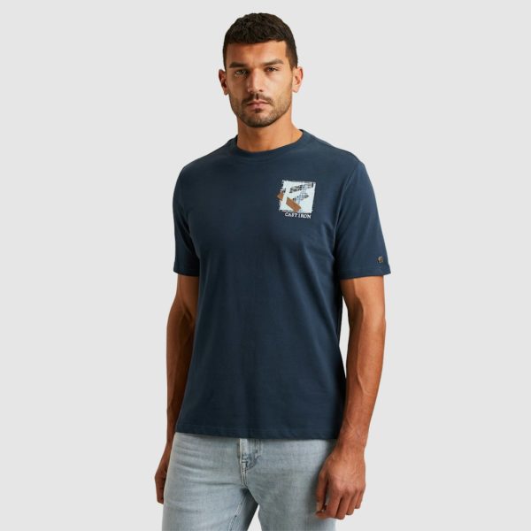 CAST IRON T-SHIRT, HEAVY JERSEY PEACHED