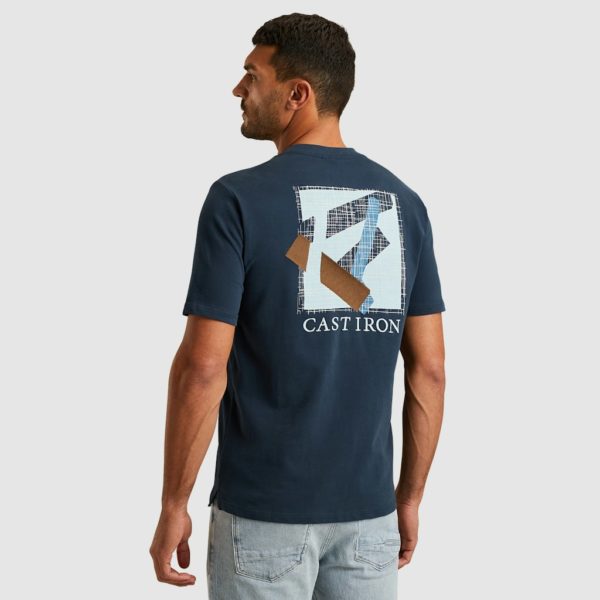 CAST IRON T-SHIRT, HEAVY JERSEY PEACHED - Afbeelding 2