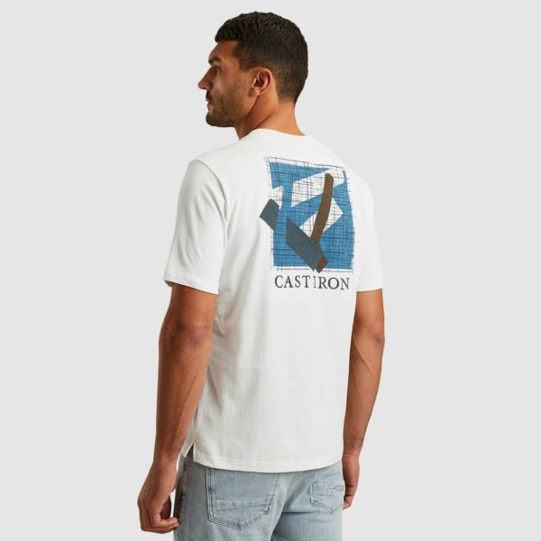CAST IRON T-SHIRT, HEAVY JERSEY PEACHED - Afbeelding 2