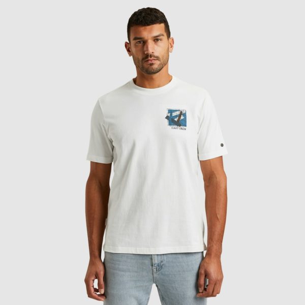 CAST IRON T-SHIRT, HEAVY JERSEY PEACHED