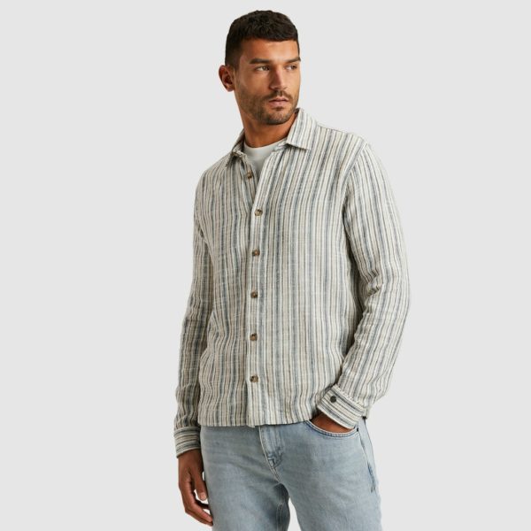 CAST IRON SHIRT, SLUB TWILL STRIPE - Afbeelding 2