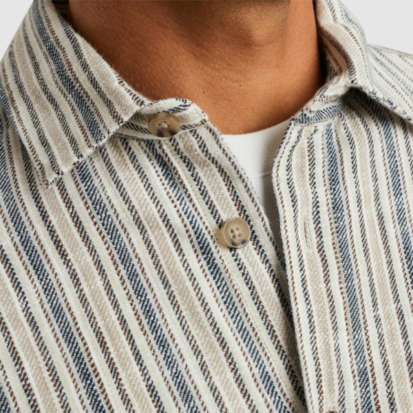 CAST IRON SHIRT, SLUB TWILL STRIPE - Afbeelding 6