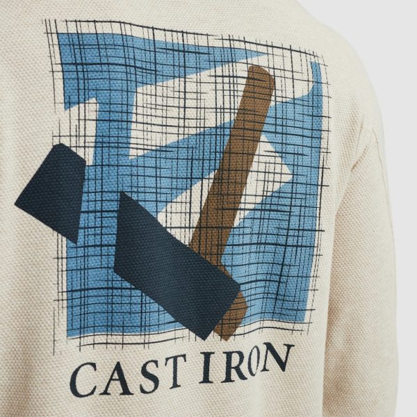 CAST IRON LONGSLEEVE, REGULAR FIT POPCORN BACK ART - Afbeelding 5