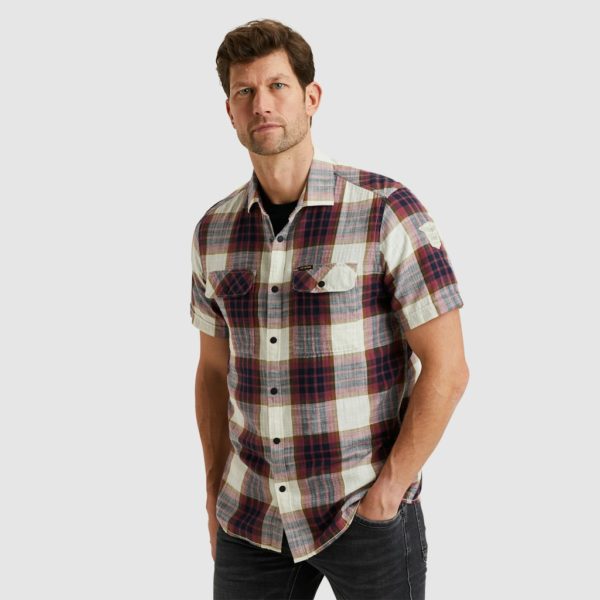 PME-Legend SHIRT, CTN SLUB HERRINGBONE CHECK ESBEN - Afbeelding 2