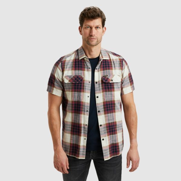 PME-Legend SHIRT, CTN SLUB HERRINGBONE CHECK ESBEN