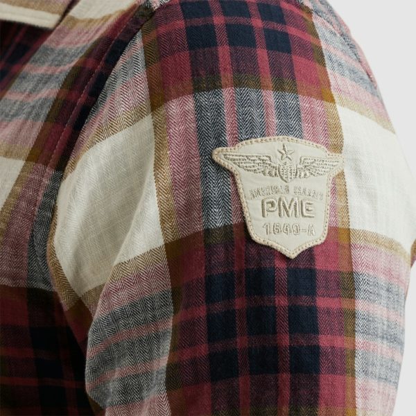 PME-Legend SHIRT, CTN SLUB HERRINGBONE CHECK ESBEN - Afbeelding 7