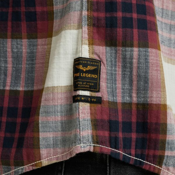 PME-Legend SHIRT, CTN SLUB HERRINGBONE CHECK ESBEN - Afbeelding 6
