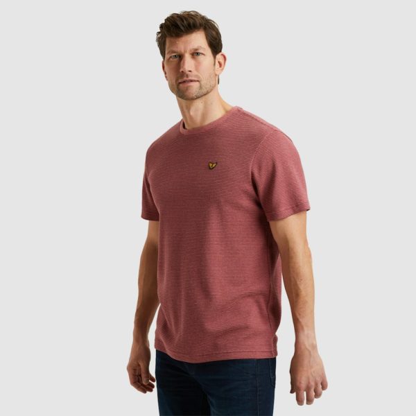 PME-Legend T-SHIRT, TEXTURE STRIPE JERSEY - Afbeelding 2
