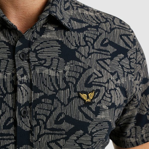 PME-Legend SHIRT, JERSEY PIQUE PRINT VIGGO - Afbeelding 4