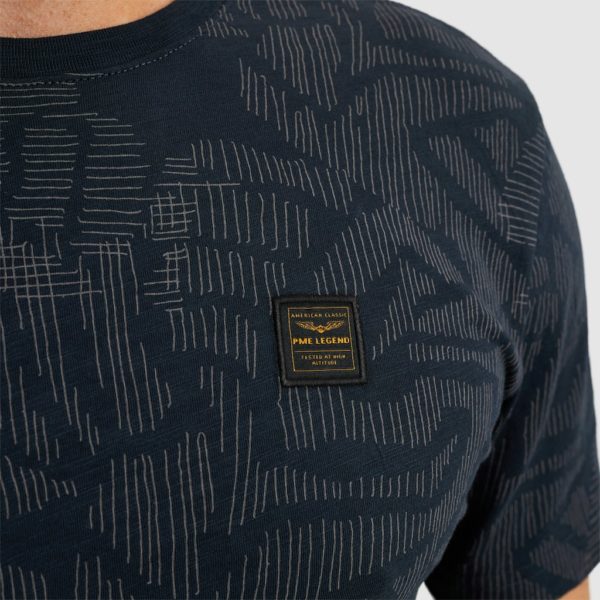 PME-Legend T-SHIRT, SLUB JERSEY AOP - Afbeelding 4