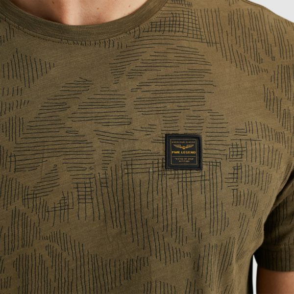 PME-Legend T-SHIRT, SLUB JERSEY AOP - Afbeelding 4