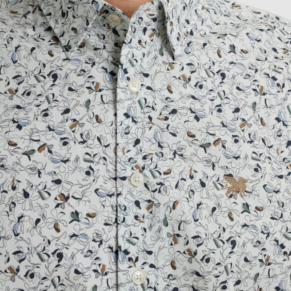 VANGUARD SHIRT, PRINT FLOWERS AND LEAVES - Afbeelding 6