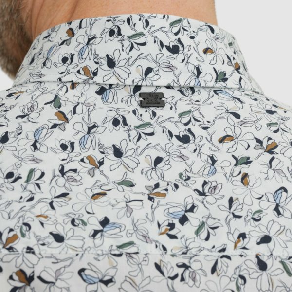 VANGUARD SHIRT, PRINT FLOWERS AND LEAVES - Afbeelding 4