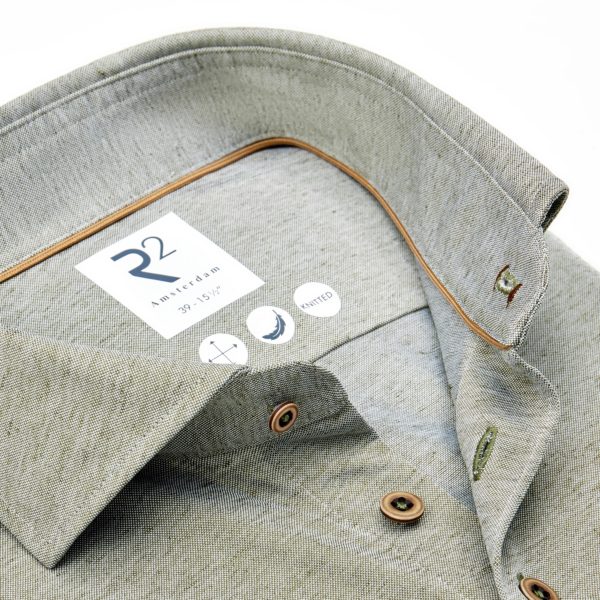 R2 AMSTERDAM SHIRT, DRESSED LINEN - Afbeelding 2