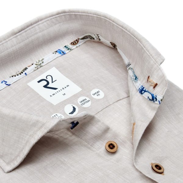 R2 AMSTERDAM SHIRT, DRESSED LINEN - Afbeelding 2