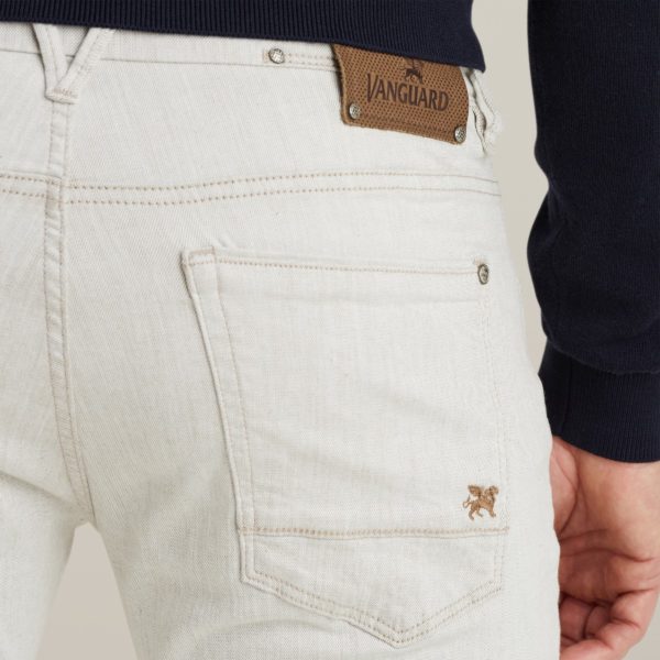 VANGUARD JEANS, V12 RIDER ECRU COLOURED DENIM - Afbeelding 4