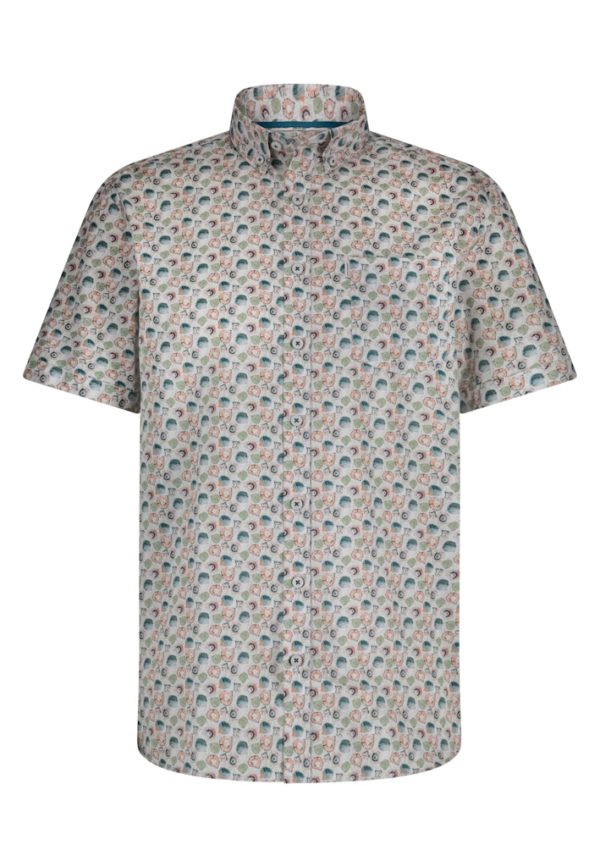 STATE OF ART SHIRT, SS PRINTED TWILL