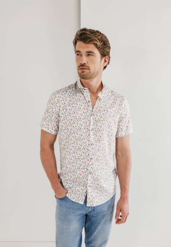 STATE OF ART SHIRT, SS PRINTED TWILL