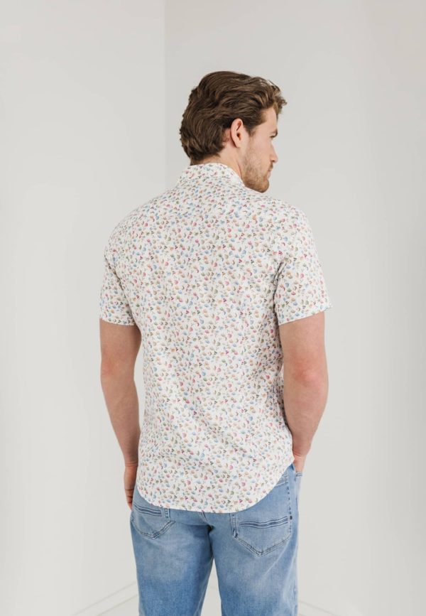 STATE OF ART SHIRT, SS PRINTED TWILL - Afbeelding 3