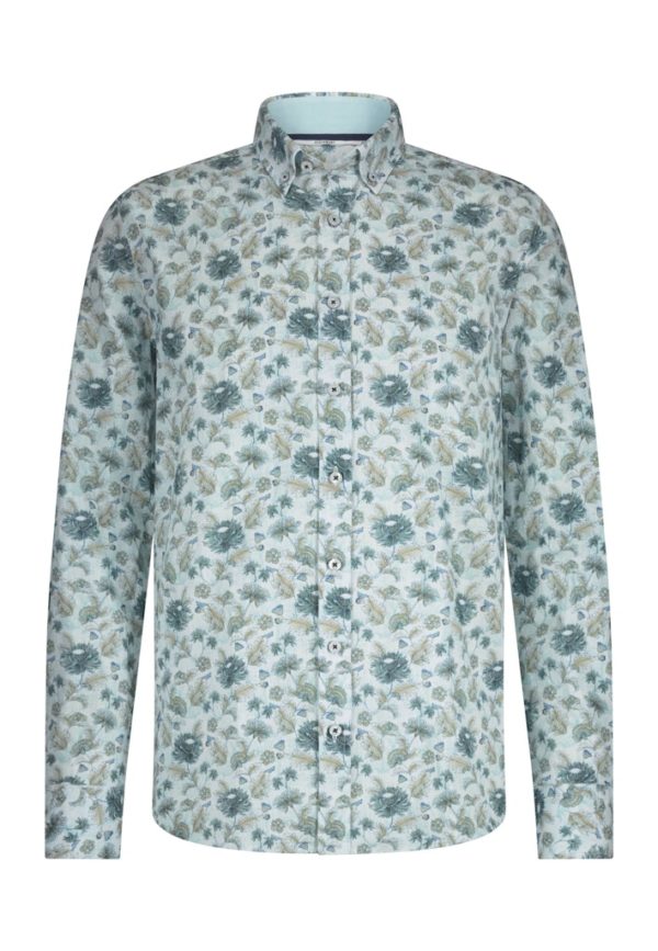 STATE OF ART SHIRT, LONGSLEEVE PRINTED STRUCTURE