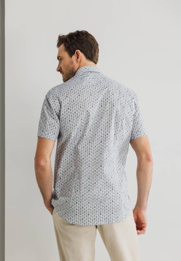 STATE OF ART SHIRT, SS PRINTED POPLIN - Afbeelding 2