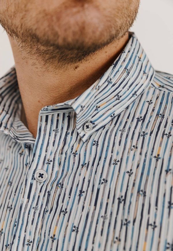 STATE OF ART SHIRT, LONGSLEEVE STRIPED POPLIN - Afbeelding 4