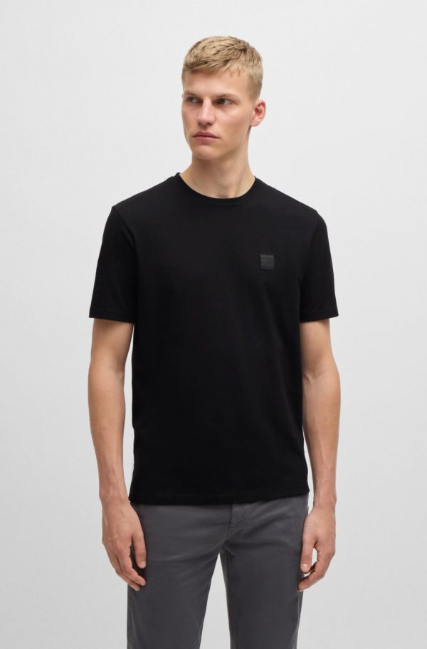HUGO BOSS ORANGE T-SHIRT, TALES LOGOPATCH