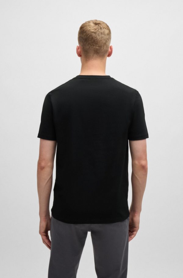 HUGO BOSS ORANGE T-SHIRT, TALES LOGOPATCH - Afbeelding 3