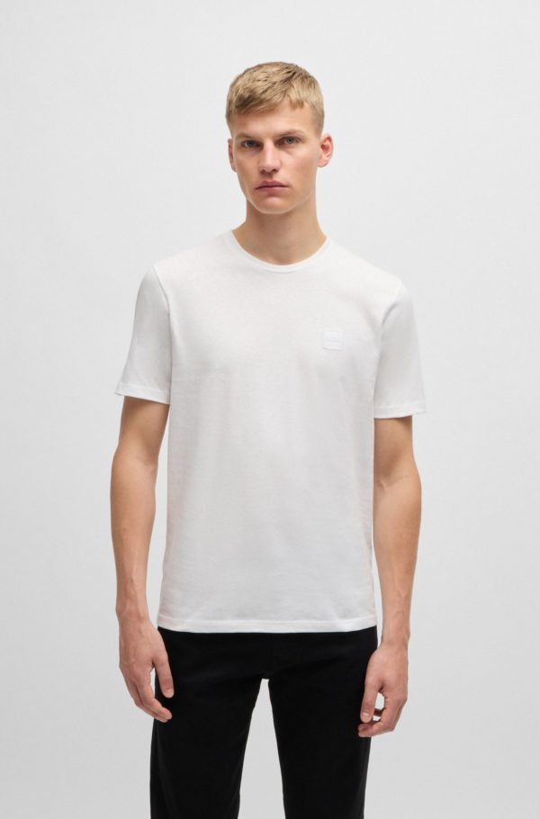 HUGO BOSS ORANGE T-SHIRT, TALES LOGOPATCH
