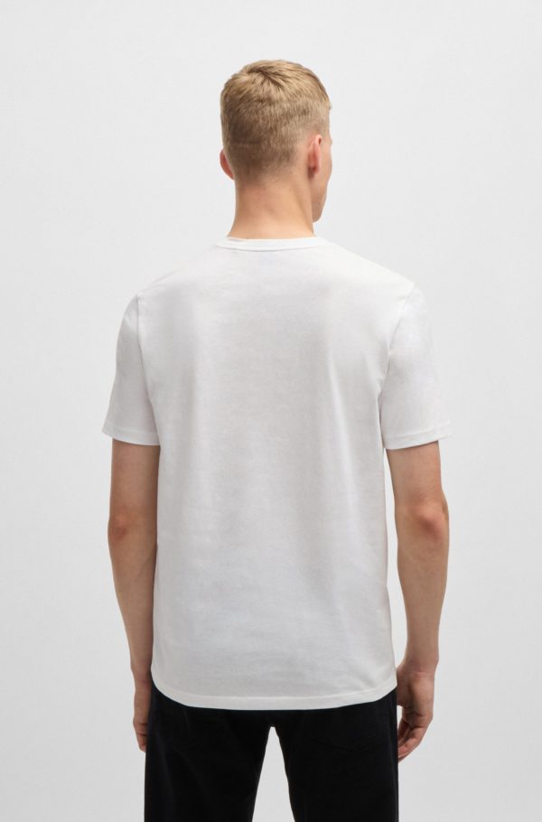 HUGO BOSS ORANGE T-SHIRT, TALES LOGOPATCH - Afbeelding 3