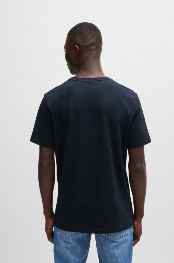 HUGO BOSS ORANGE T-SHIRT, TALES LOGOPATCH - Afbeelding 3