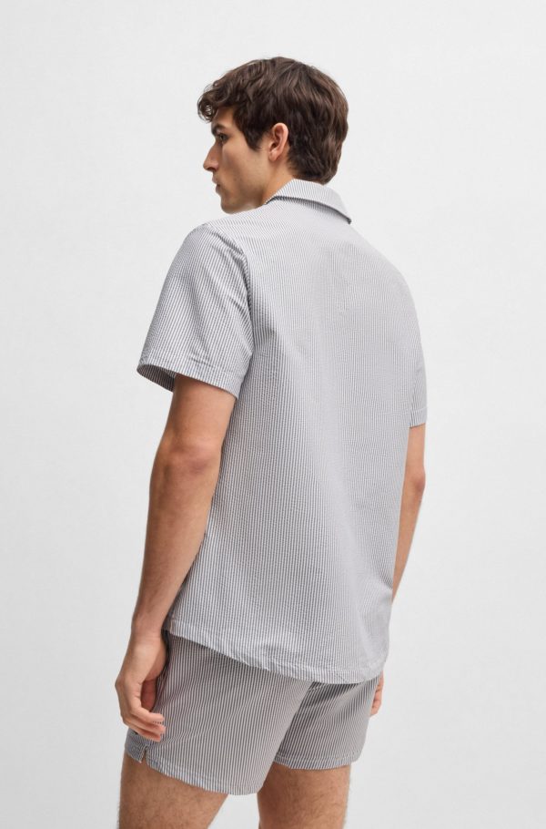 HUGO BOSS BLACK SHIRT, VELVETFISH BEACH SHIRT - Afbeelding 2