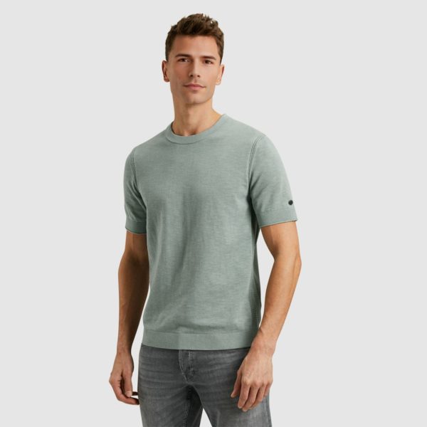 CAST IRON T-SHIRT, COTTON BLEND SLUB - Afbeelding 3