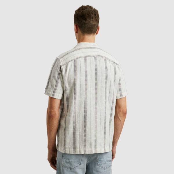 CAST IRON SHIRT, SS STRIPE FANCY OPEN - Afbeelding 2