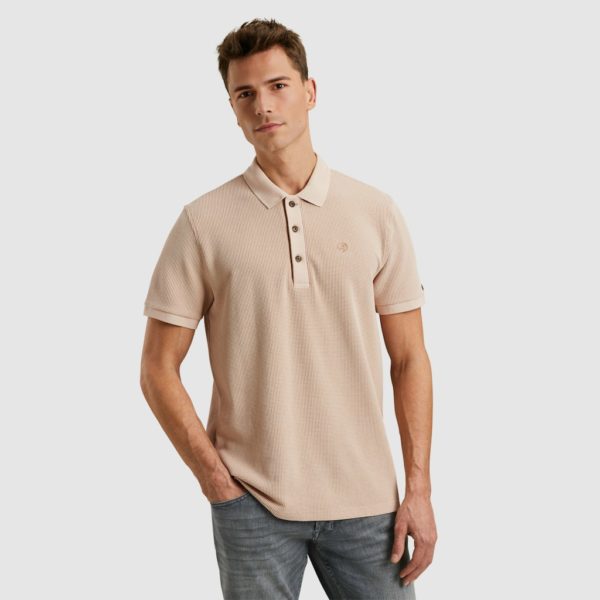 CAST IRON POLO, TWO TONE WAFFLE