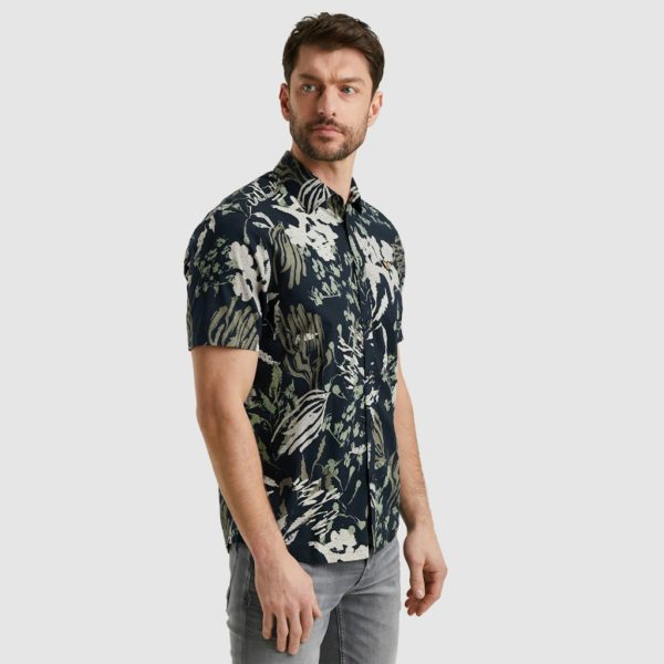 PME-Legend SHIRT, PRINT UNDERWATER COTTON SLUB - Afbeelding 2