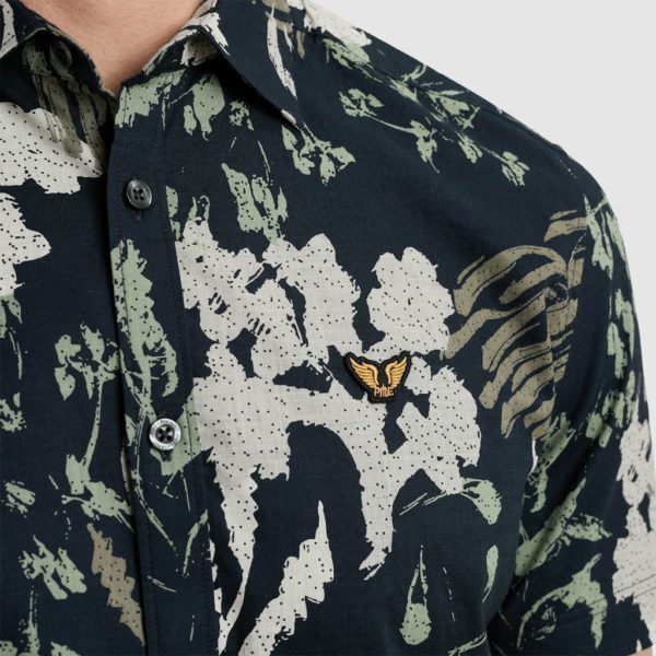 PME-Legend SHIRT, PRINT UNDERWATER COTTON SLUB - Afbeelding 5