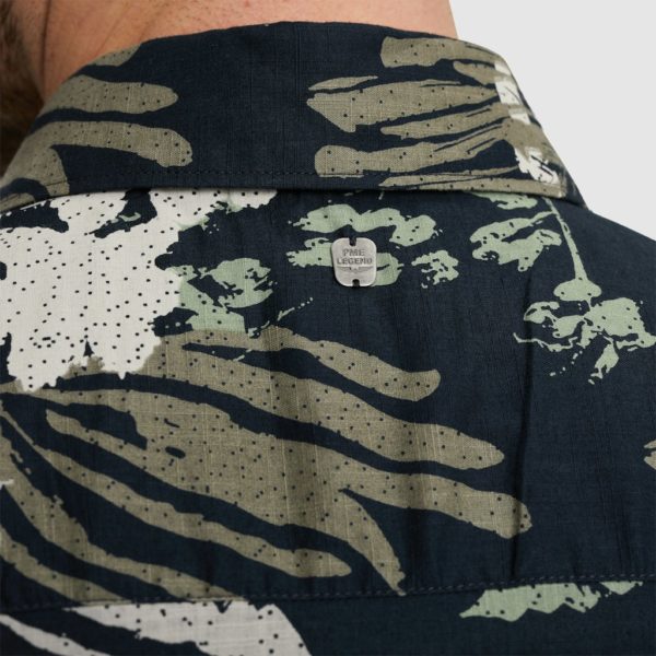 PME-Legend SHIRT, PRINT UNDERWATER COTTON SLUB - Afbeelding 4