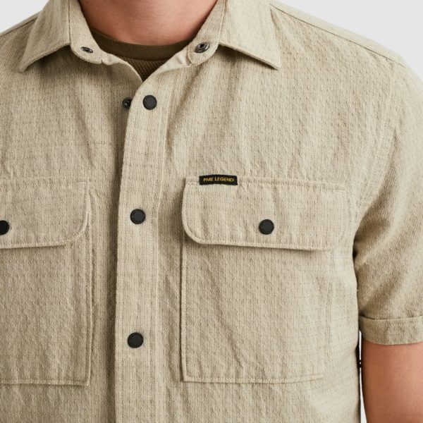 PME-Legend SHIRT, COTTON LINEN DOBBY FUGEES - Afbeelding 7