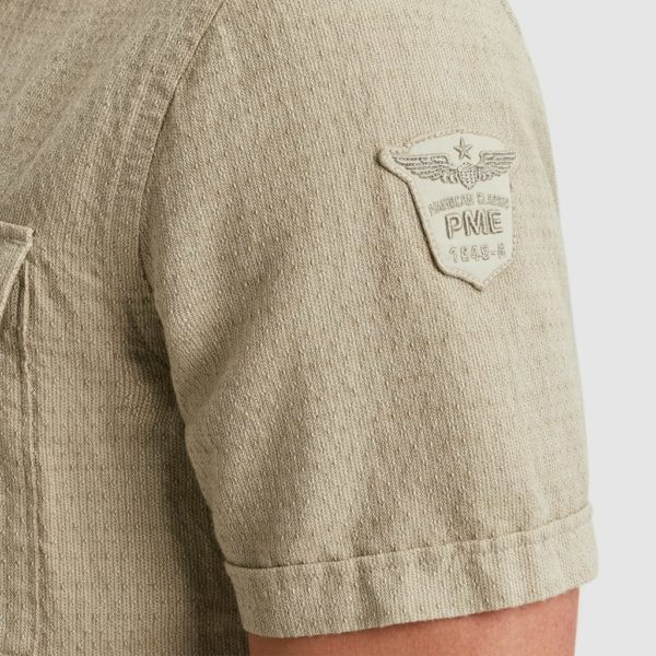 PME-Legend SHIRT, COTTON LINEN DOBBY FUGEES - Afbeelding 6
