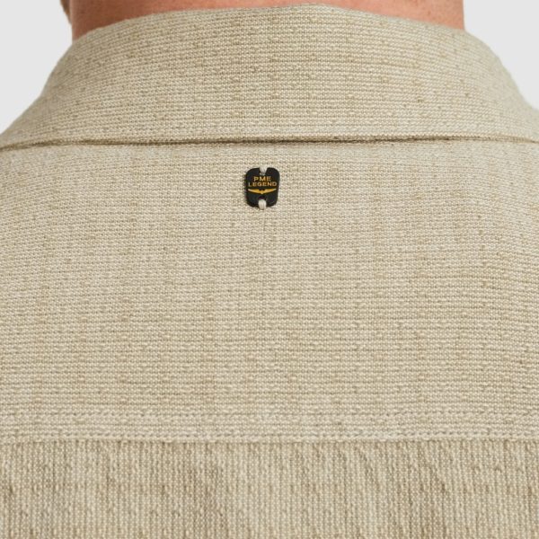 PME-Legend SHIRT, COTTON LINEN DOBBY FUGEES - Afbeelding 4