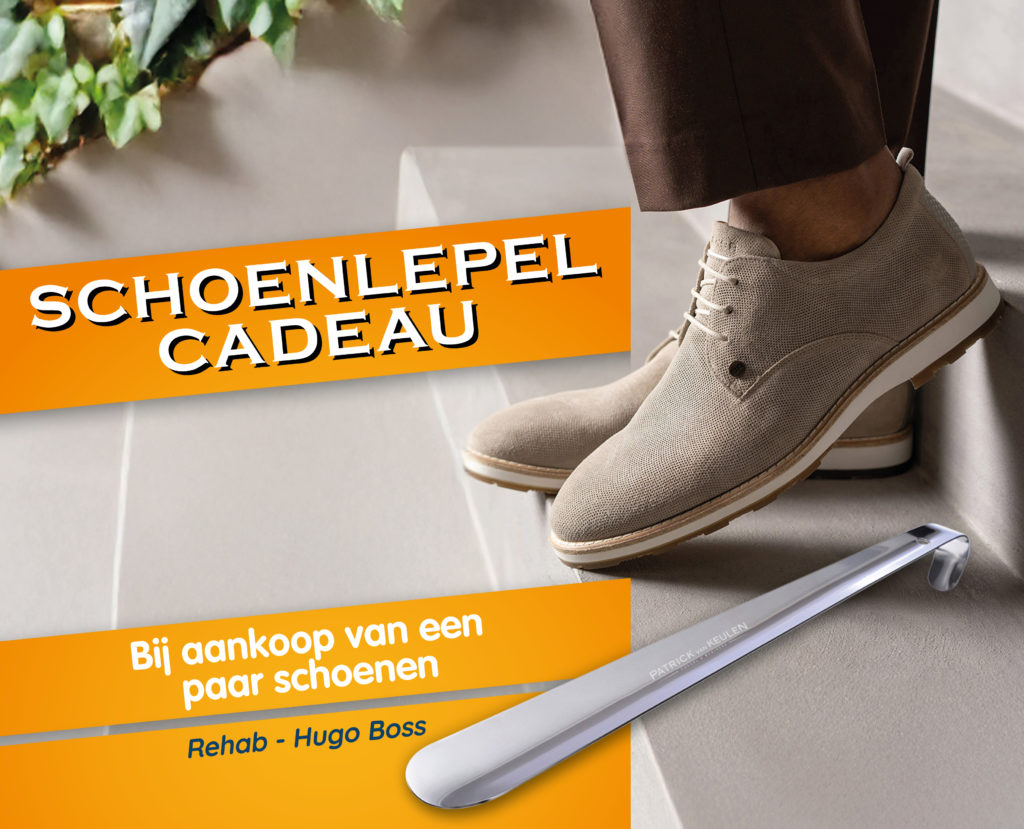 Schoenlepel cadeau bij aankoop van een paar schoenen