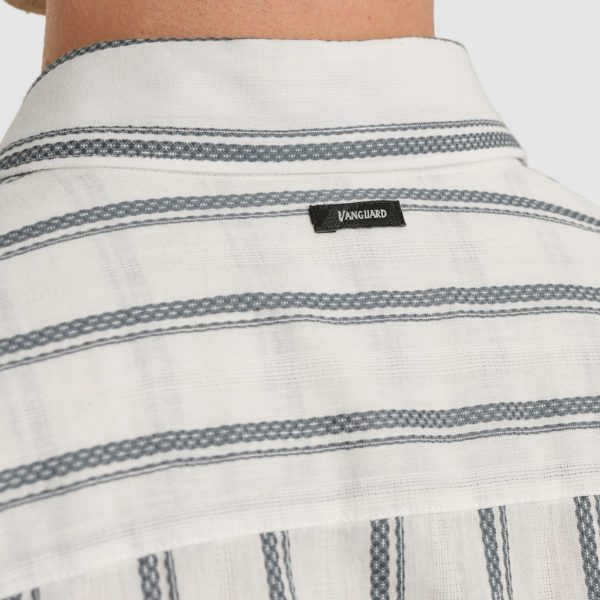 VANGUARD SHIRT, STRUCTURE STRIPE - Afbeelding 5
